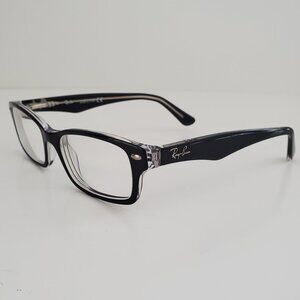 RAY BAN Frames Junior Eyewear RB 3529 48-16-130 Black & Silver Accents NEWER
